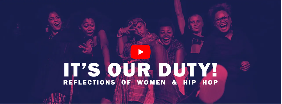 Youtube thumbnail showing six women posing in front of the camera