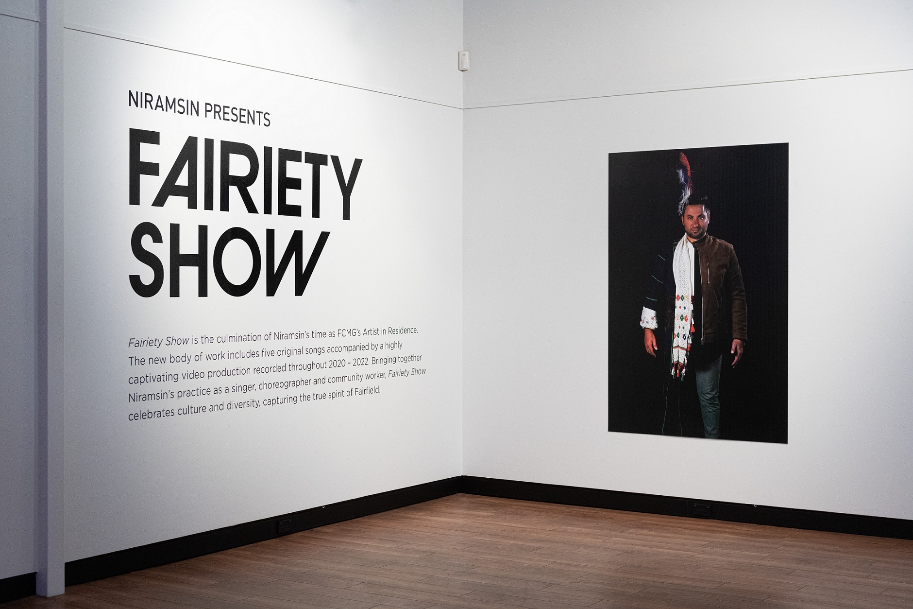 Exhibition installation view for Fairiety Show